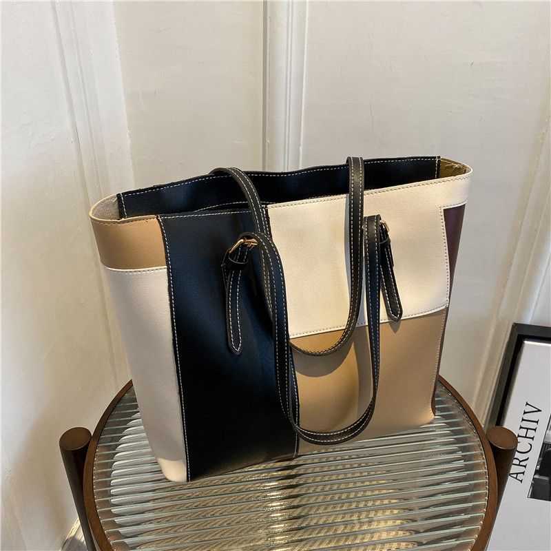 New arrival Handbags Large Capacity Ladies Bags Fashion Single Shoulder Bags Splicing Tote Women's Bags