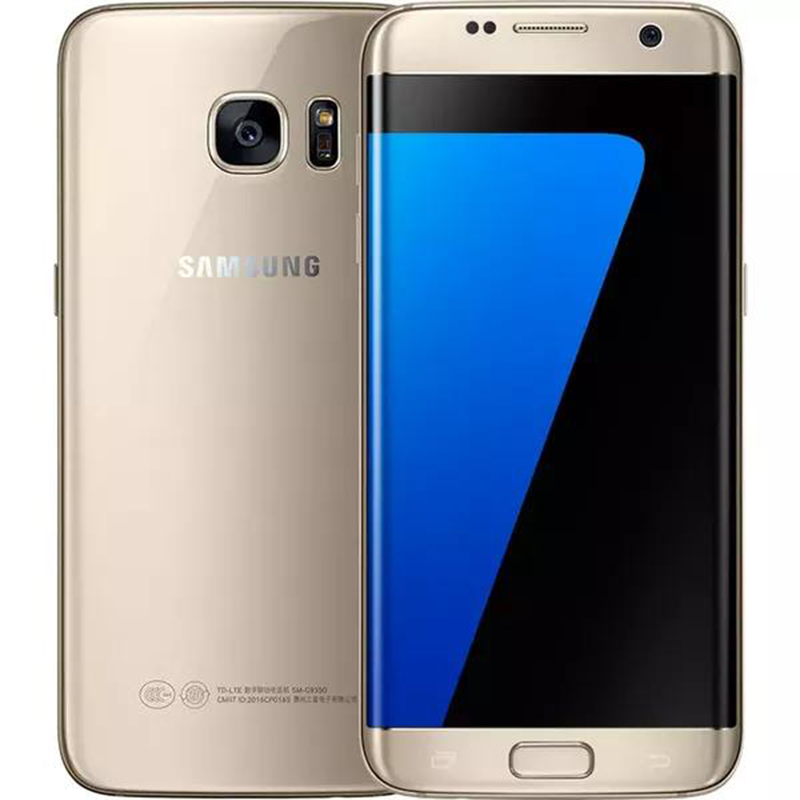 Refurbished Samsung Galaxy S7edge  9350  Smart Phone 5.5'' 4GB+32GB 5MP+12MP 2G/3G/4G LTE Dual SIM card 3600mAh Unlocked phones A，Dual SIM，The mobile phone screen is slightly red and the function is i