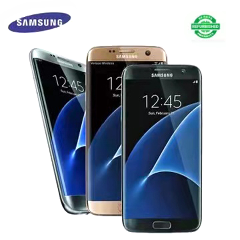 Refurbished Samsung Galaxy S7edge  9350  Smart Phone 5.5'' 4GB+32GB 5MP+12MP 2G/3G/4G LTE Dual SIM card 3600mAh Unlocked phones A，Dual SIM，The mobile phone screen is slightly red and the function is i