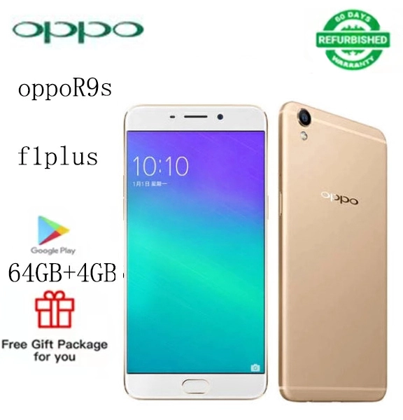 Refurbished  phones oppo R9s   F1plus  smart phone    4GB + 64gb 16mp+8mp 3010mAh dual card  lockless