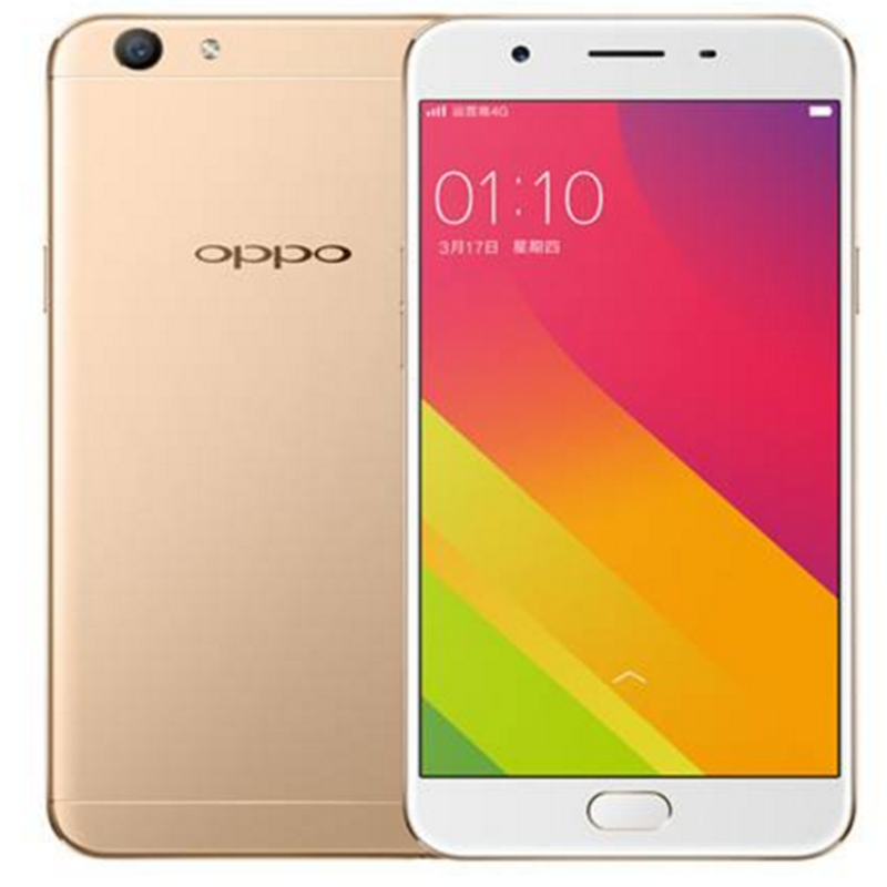 Refurbished   phones   OPPO A59S smart phone 4GB+32GB 5.2-inch smart phone 16MP+13MP 3075mA, with fingerprint unlock gold,    Single Card   Unlock Smart Phone