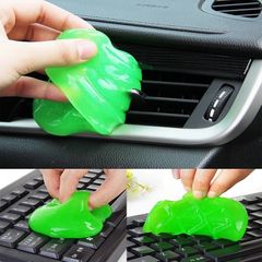 1pcs 70g Auto Car Cleaning Pad Glue Powder Cleaner Magic Cleaner Dust Remover Gel Home Computer Keyboard Clean Tool Car Cleaning Random Color 70G