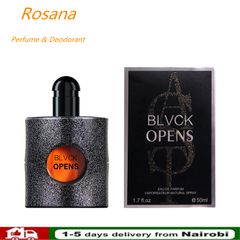 Hot Selling 2023 Women's Perfume Lasting Fragrance Men's Eau De Toilette Fragrances & Deodorants Black 50ML