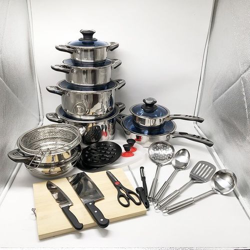 Marwa German Life 30pcs Heavy Stainless Cookware Set