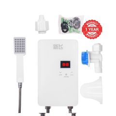 NewFly 220-240V 5500W Tankless Instant Electric Water Heater wlo pump F7-55 water boilers White