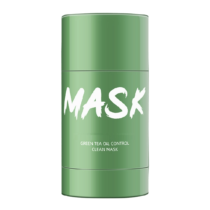 1Pcs Cleansing Green Stick Green Tea Mask Purifying Clay Stick Mask Oil Control Anti-Acne Eggplant Whitening Skin Care Face Mask