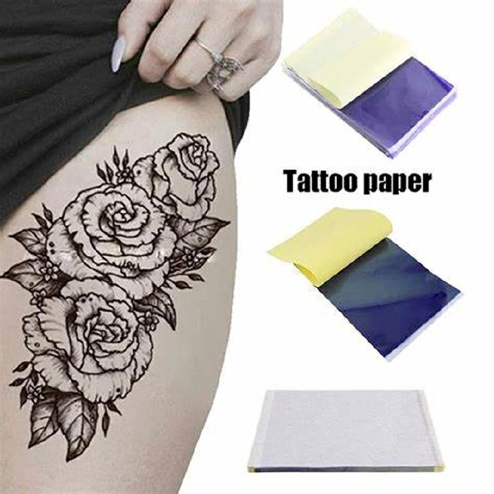 10PCS  A4 Size 4 Layers Tattoo Transfer Paper Spirit Master Tattoo Stencil Copier Carbon Thermal Paper Leaves Tattoo Accesories
