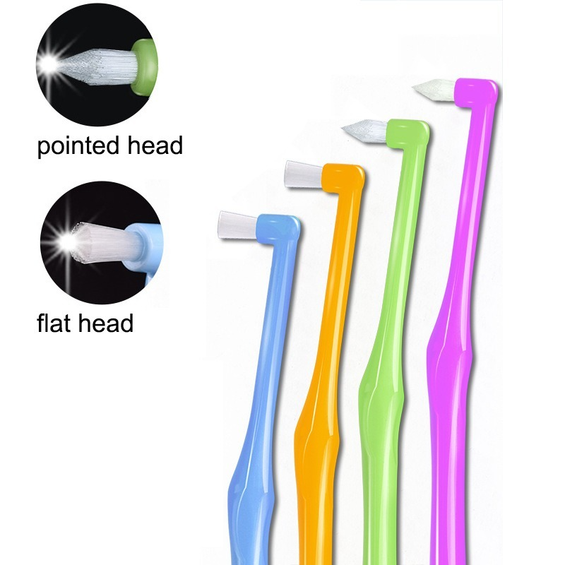 Manual Orthodontic Toothbrush Interdental Tooth Brush Small Head Soft Hair Correction Teeth Braces Dental Floss Oral Tooth Care