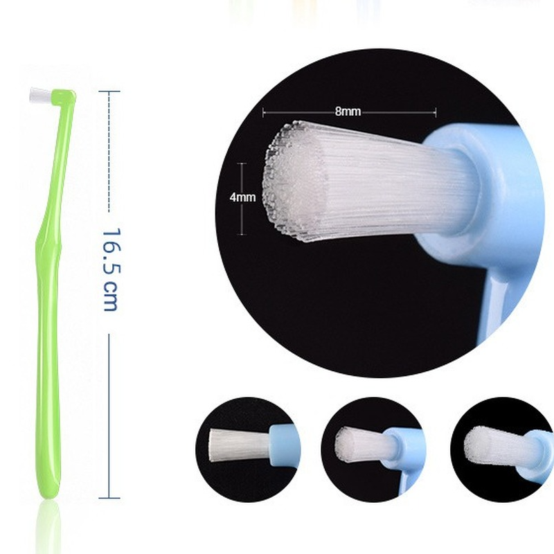 Manual Orthodontic Toothbrush Interdental Tooth Brush Small Head Soft Hair Correction Teeth Braces Dental Floss Oral Tooth Care