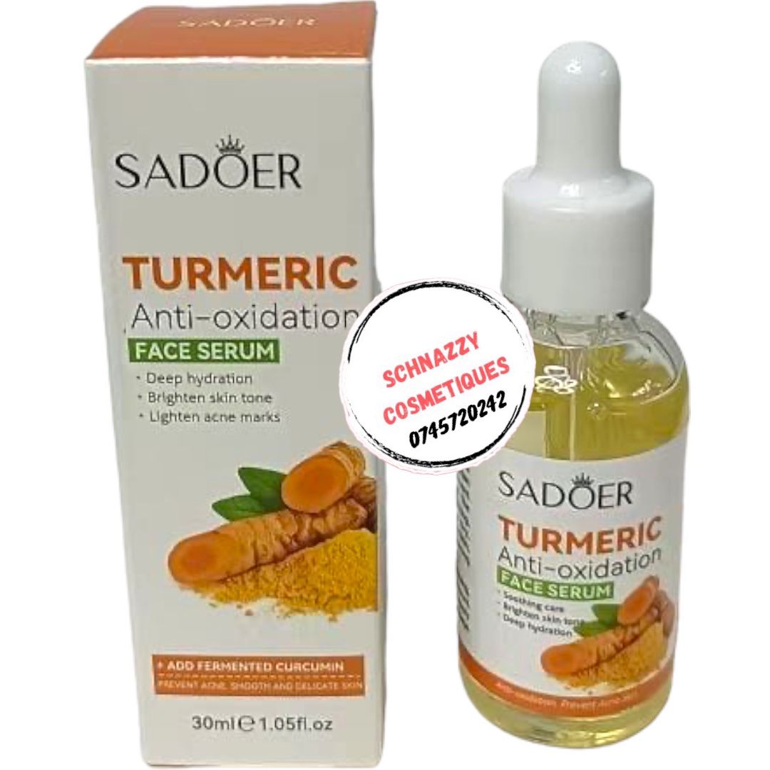 Black Friday Discounts For Sadoer Turmeric Anti Oxidation Face Serum Hydration Brighten