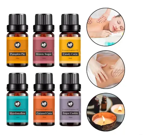 6pcs FRAGRANCE OILS CANDLE MAKING POTENT OILS & DEODORANTS/AROMATHERAPY ESSENTIAL OILS FRAGRANCES& DEODORANTS/CANDLE MAKING DIY OILS/SCENTED CANDLE SUPPLIES  ESSENTIAL OIL