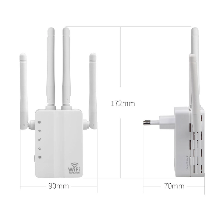 Wifi Repeater 1200Mbps Long Range 5 Ghz Wifi Booster Wireless Router Wifi Signal Network Amplifier Wi-fi Extender Router