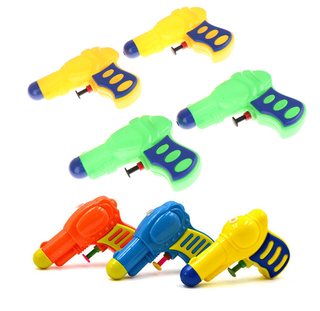 6pcs  Outdoor Beach Game Toy Kids Water Gun Toys Plastic Water Squirt Toy Party Outdoor Beach Sand Toys