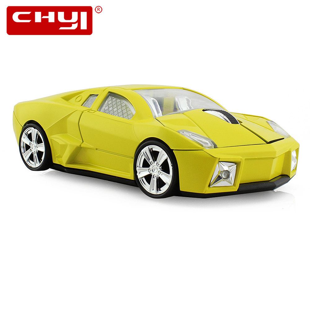 Sport Car Shaped Wireless Mouse 1600DPI USB Optical Computer Mouse Mini 3D Gaming Mice With Mouse Pad For PC Laptop