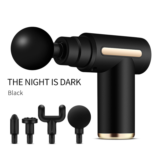 Mini Fascia Gun Muscle Massage Gun Electric Neck and Back Massager Deep Muscle Vibration Pain Relief Body Relax Fitness