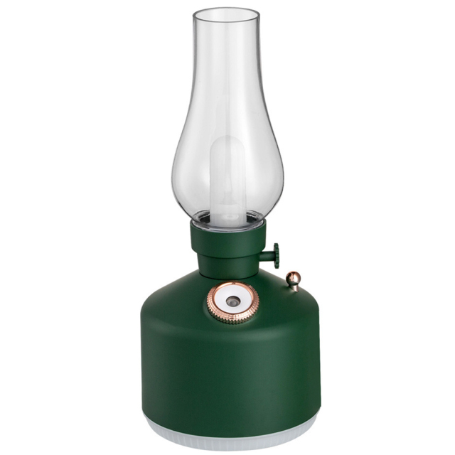 280ML Retro Lamp Air Humidifier Wireless Aroma Diffuser Rechargeable Essential Oil 7Color Lights Cool Mist For Home Essential