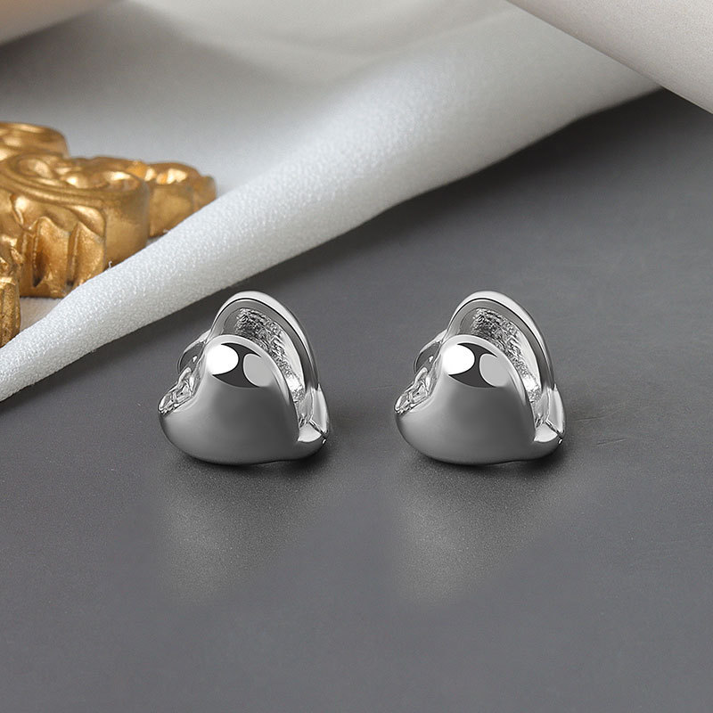 Earrings Charm For Women Trendy Jewelry Vintage Simple Retro  Heart Shape Party Accessories Gifts