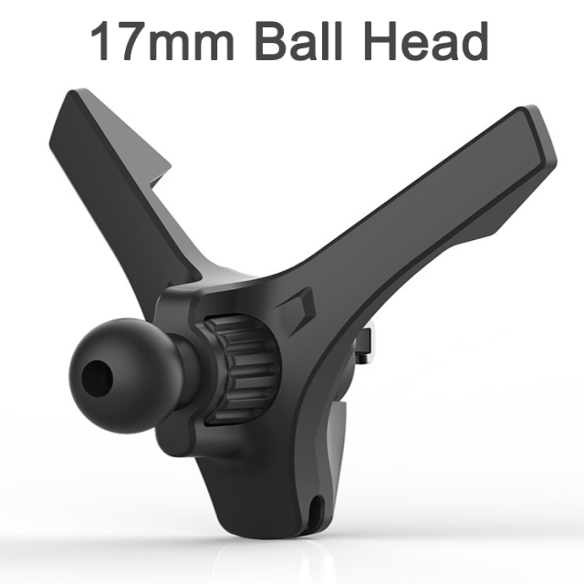 17mm Ball Head Car Phone Holder Car Air Vent Clip Universal Magnetic Car Phone Mount Gravity Car Mobile Phone Bracket