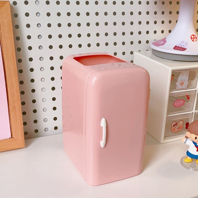 NEW Creative Kawaii Refrigerator Pen Holder Multi Functional Large Capacity Desktop Organizer DIY Stationery Storage Pencil Case