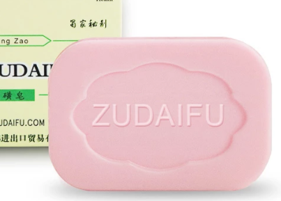 Original Sulfur Soap Skin Conditions Acne Psoriasis Seborrhea Eczema Anti Fungus Bath Cream Skin Care 80G 1Pc