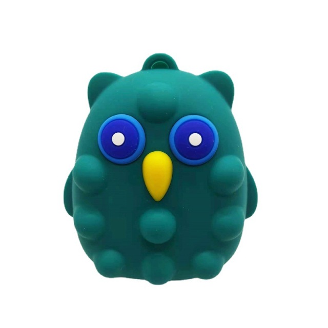 New Pop It Fidget Toys Children Sensory Gift Owl Pinch Popit Ball Anti-Stress 3D Decompression Squishy Squeeze Toy for Kids Gift