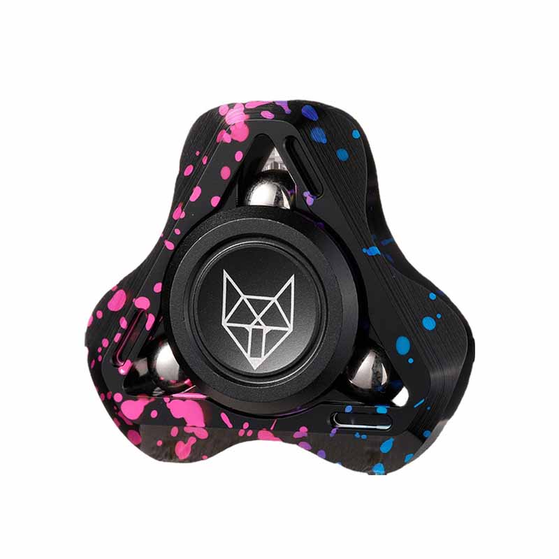 New Metal Wolf Pattern Fidget Spinner Adult Antistress Hand Spinner Toy Children Decompression Gyro Fidget Stress Reliever Gift