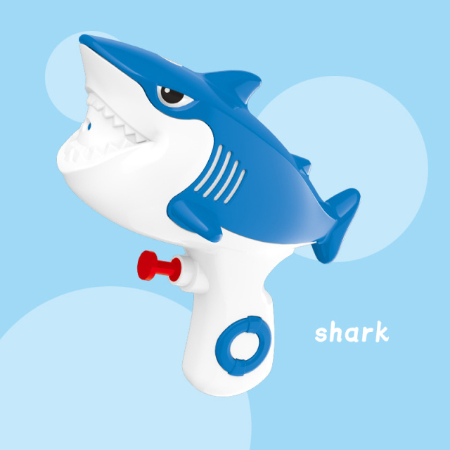 Water gun toy shark dinosaur children summer beach water play press water gun outdoor water play