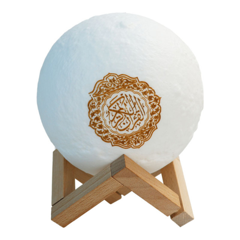 Quran Bluetooth Speakers Colorful Remote Control Small 3D printing touch Moon Lamp Moonlight Wireless Quran Speaker