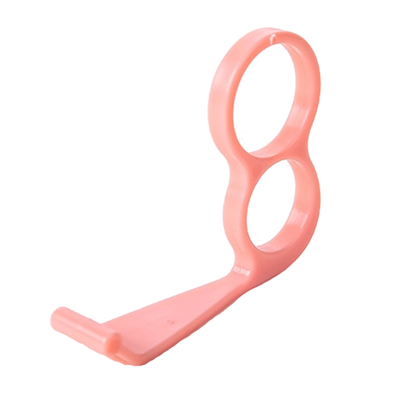 Cellphone Anti-fall Holder L-shaped Plastic Stand Portable Finger Ring Holder
