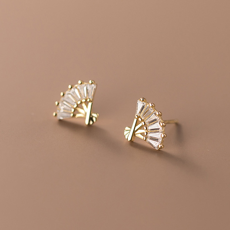 Sector Stud Earrings For Fashion Women Party punk Fine Jewelry Minimalist Accessories