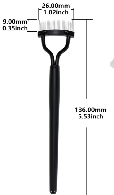 Lash Comb Eyelash Curler Beauty Makeup Lash Separator Metal Eyelash Brush Comb Mascara Separator Beauty Makeup Cosmetic Tool