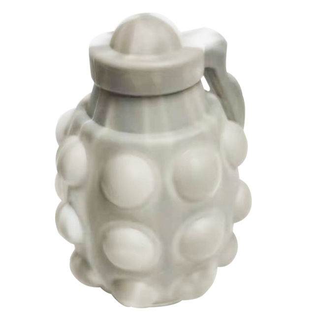 New Fashion 3D Grenade Model Pop It Fidget Toys Decompression Ball Press Bubble Vent Gift Anti-Stress Soft Squeeze Toy for Kids