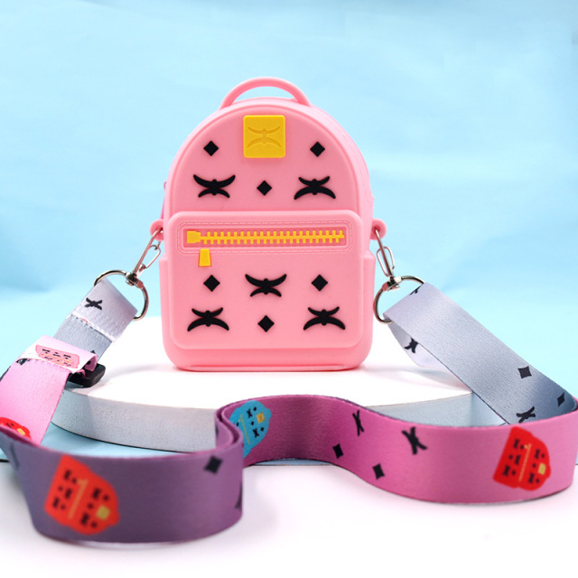 Fidget Toys Women Messenger Bag Coin Purse Decompression Toy Push Bubble Simple Dimple Anti Stress Squeeze Toys for Kid