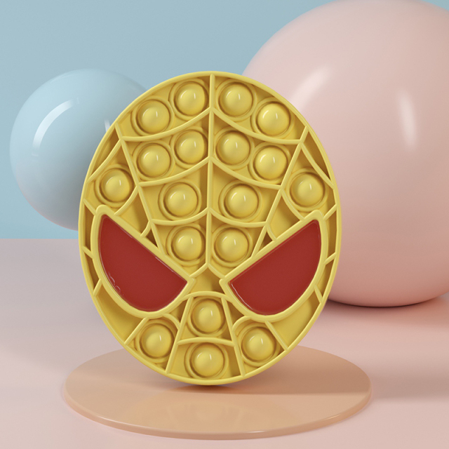 Pop It Spider-Man Children's Mental Arithmetic Desktop Finger Press Bubble Decompression Toys Antistress Dimple Kids Toy