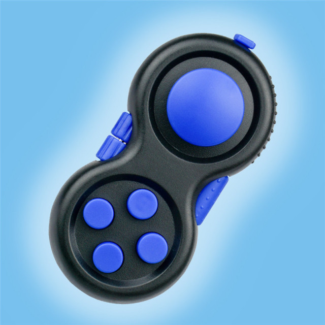 Fidget Toy Rainbow Handle Fidget Toy Classic Controller Game Pad Fidget Focus Toy ADHD Anxiety and Stress Relief