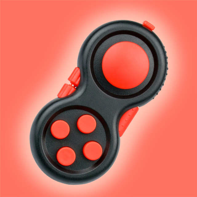 Fidget Toy Rainbow Handle Fidget Toy Classic Controller Game Pad Fidget Focus Toy ADHD Anxiety and Stress Relief