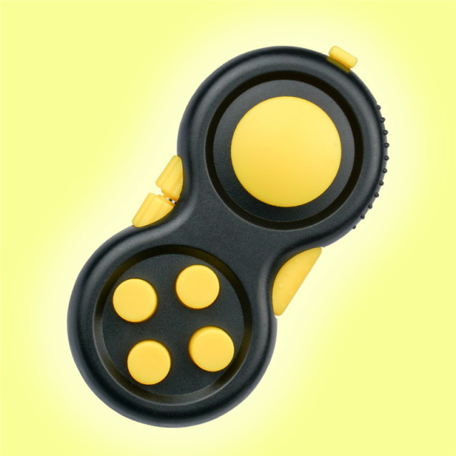 Fidget Toy Rainbow Handle Fidget Toy Classic Controller Game Pad Fidget Focus Toy ADHD Anxiety and Stress Relief