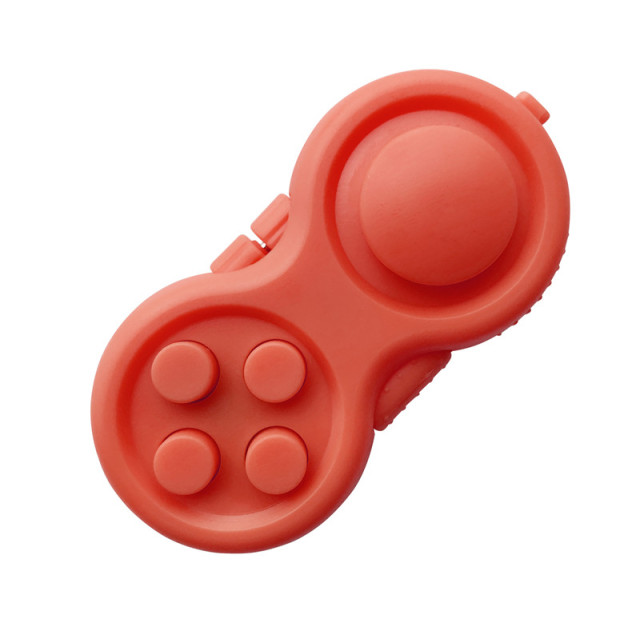 Fidget Toy Rainbow Handle Fidget Toy Classic Controller Game Pad Fidget Focus Toy ADHD Anxiety and Stress Relief