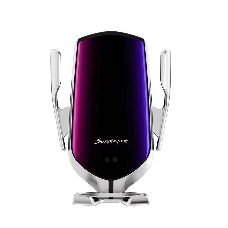 Automatic Clamping Infrared Auto Induction QI Car Wireless Charger Stand for IPhone 11 12 13 Pro Max Samsung Galaxy S20 21 Plus