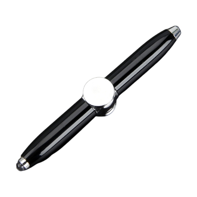 LED Spinning Pen Ball Pen Fidget Spinner Hand Top Light EDC Stress Relief Toys C5AA