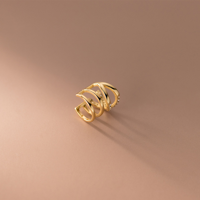 Cross Clip Earrings For Women Punk Fine Jewelry Minimalist Accessories