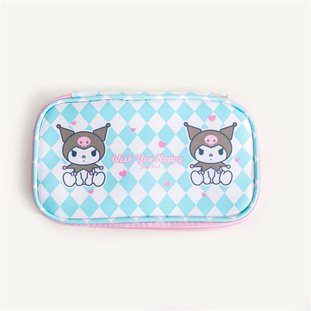 Pencil Case  Pen Case Leather Cute Pouch Large School Pen Box Korean Stationery