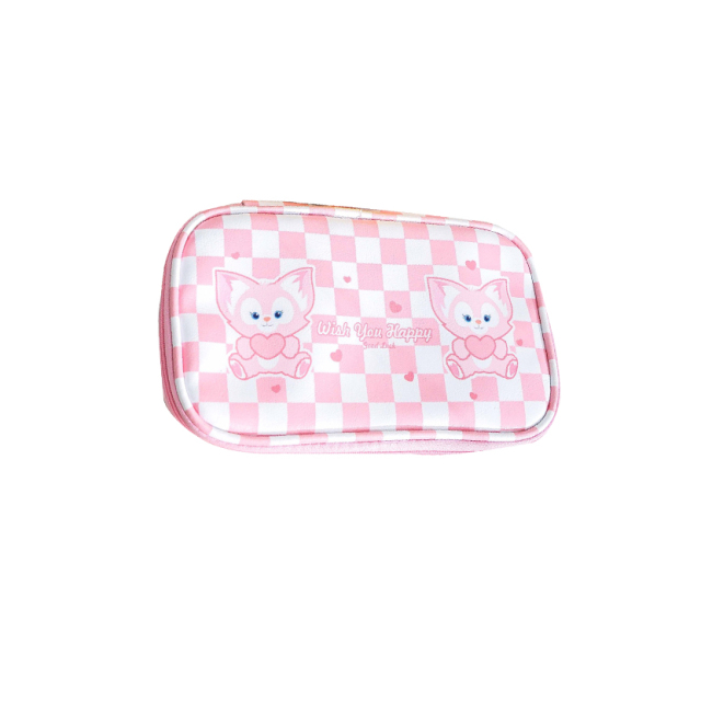 Pencil Case  Pen Case Leather Cute Pouch Large School Pen Box Korean Stationery