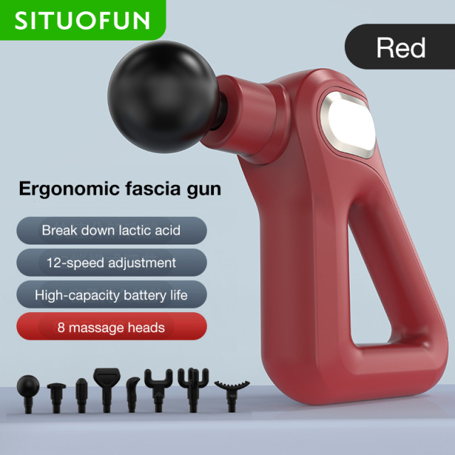 Professional Massage Gun Deep Muscle Fascia Gun Body Relaxation Neck Back Foot Leg Shoulder Electric Massager Slimming