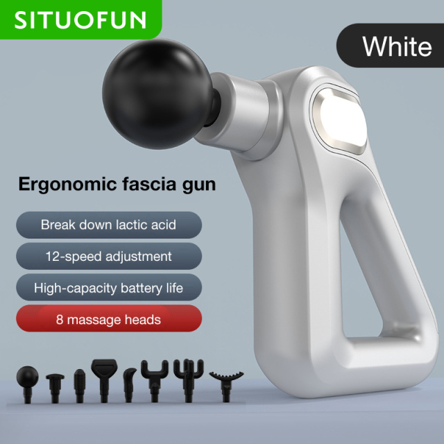 Professional Massage Gun Deep Muscle Fascia Gun Body Relaxation Neck Back Foot Leg Shoulder Electric Massager Slimming