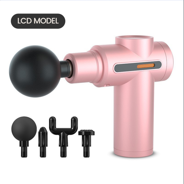 Mini Massage Gun Deep Tissue Muscle Relax Pain Relief High Frequency Percussion Therapy Gun for Fitness Exercise Fascia Massager