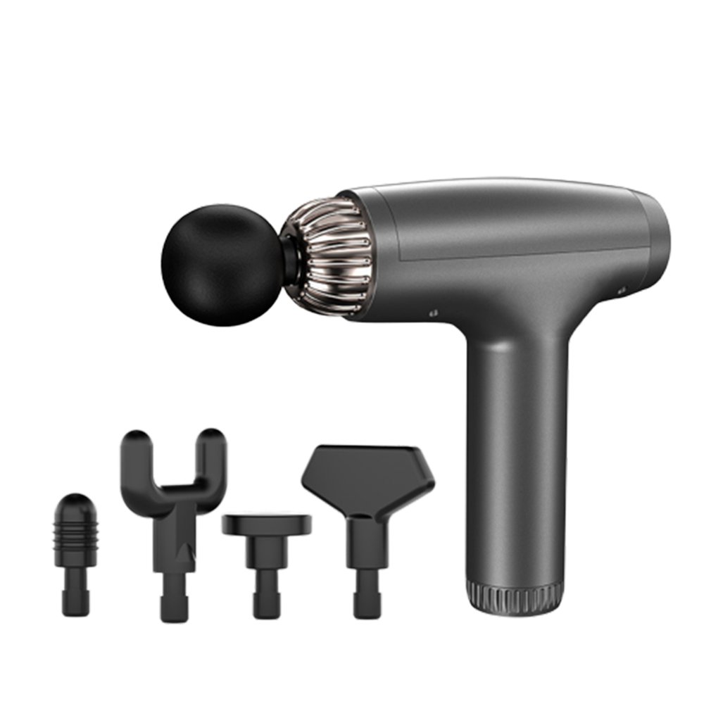 Portable Electric Body Massager Smart Fascia Gun Stable Muscle Relaxer Fascia Massage Gun Vibration Handheld Impact Massager