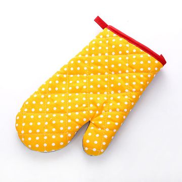 Mitten Microwave Oven Glove Cotton Insulated Baking Heat Resistant ...