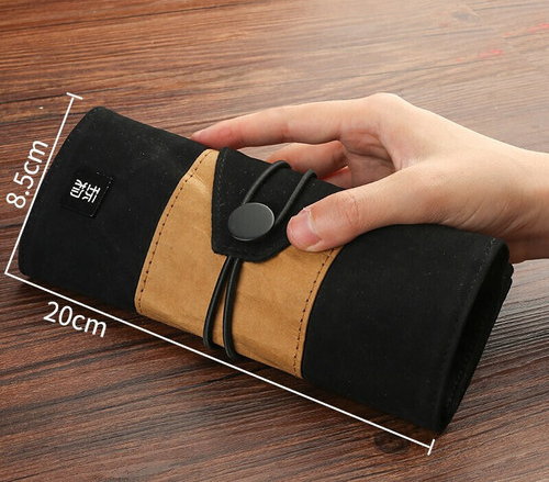 Roll Pencil Case Pencil Box School Kawaii Pencil Pouch Wrap Roll Up Pen Holder Organizer Stationery Case for Student Artist