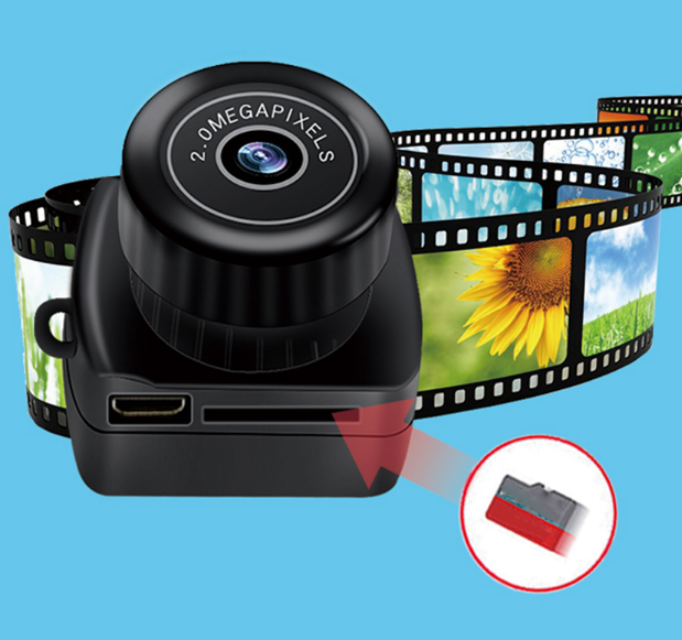 Mini Camera Video Audio Recorder Security Monitor Camera Motion Detection Loop Recording Portable